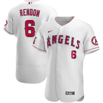 mens nike anthony rendon white los angeles angels authentic
